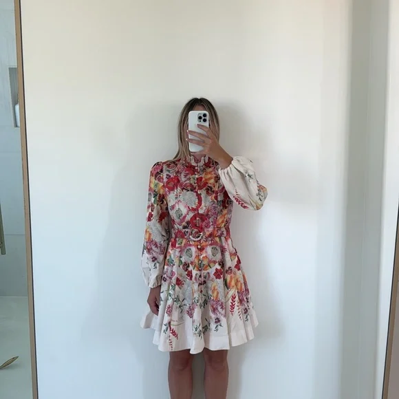 Floral Mini Dress - Picture 2 of 6